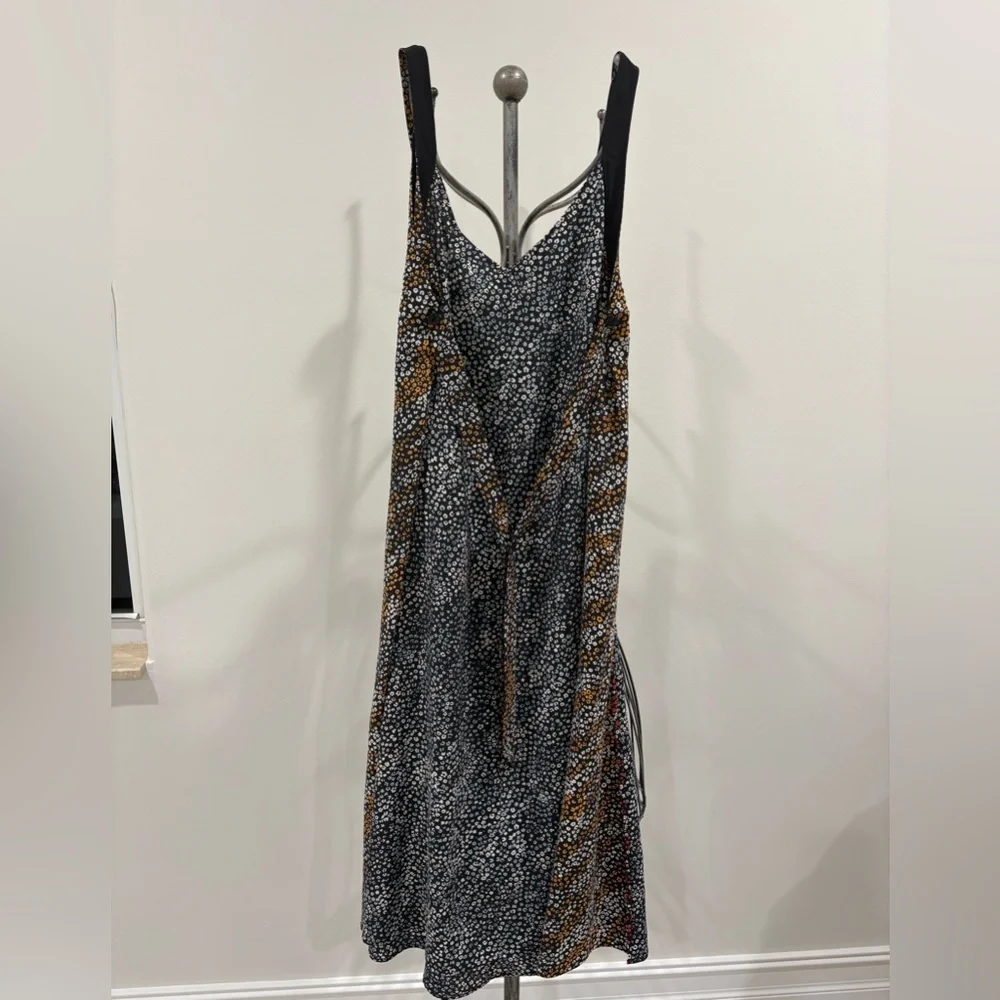 rag & bone Black Multi Floral Print Colette Slip Dress - Picture 8 of 12